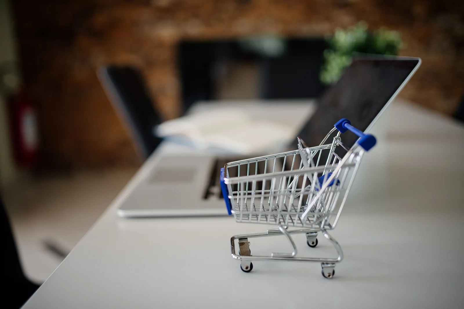 Online commerce on a computer