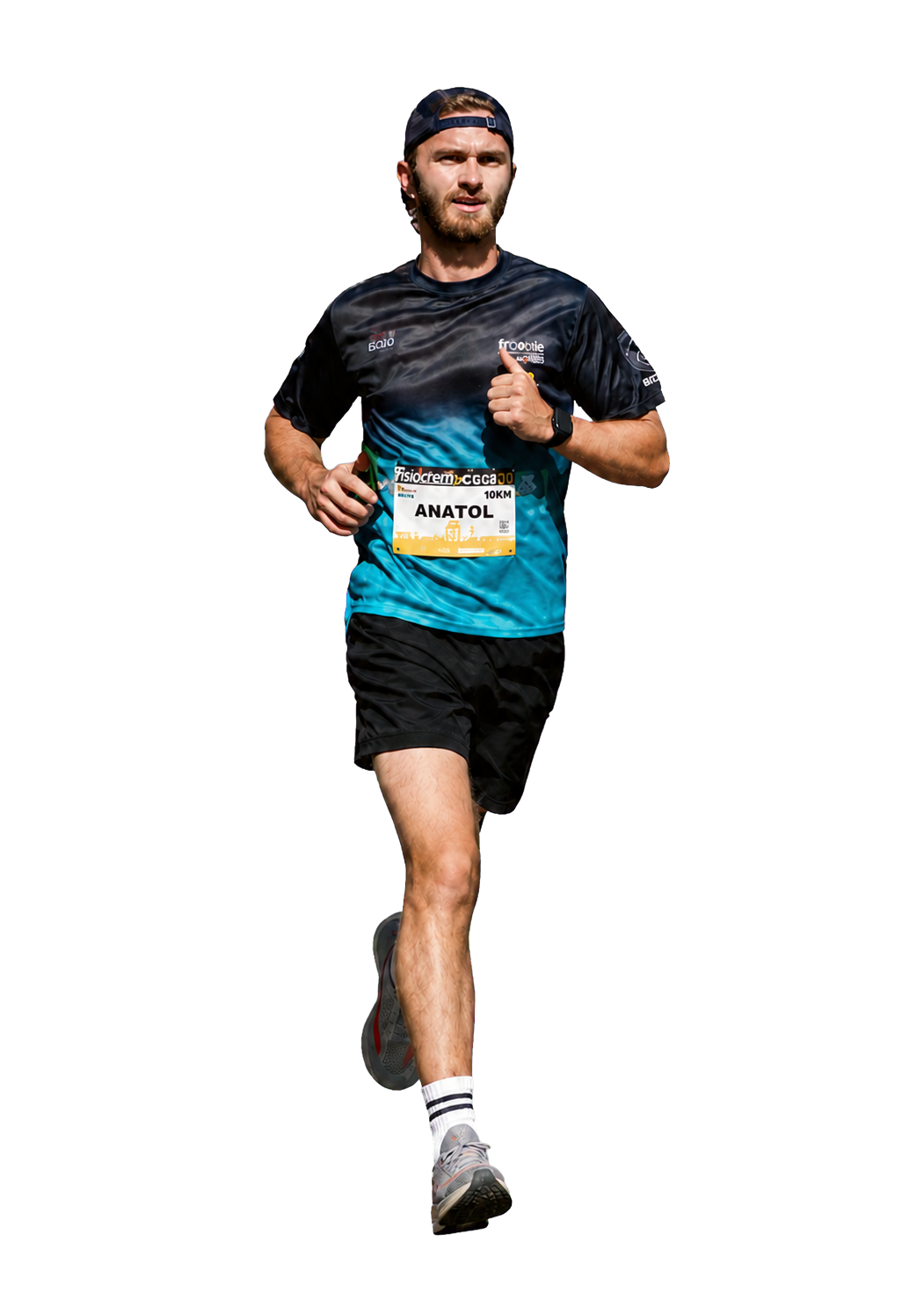 Anatol during a ten-kilometre race